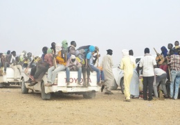 Sahra mezarlığa döndü