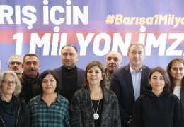 Barış için sahaya ineceğiz
