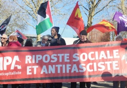 Lorient’te faşizm karşıtı gösteri