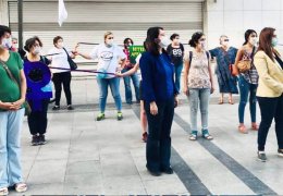 Tecavüze af teklifine karşı mor zincir