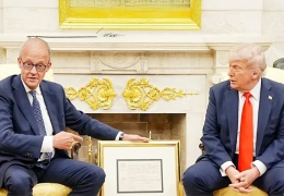 Merz ziyaretinden memnun