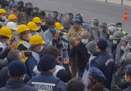 Maden işçileri yine engellendi