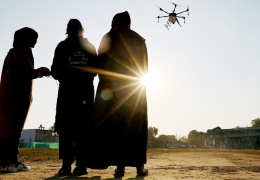 Başörtüsüne dronlu ’Nazer’ uygulaması