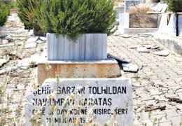 Lice’deki mezarlığa yine saldırı