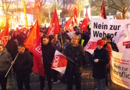 90 kentte askerlik protestosu