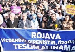 Hepimizin hayatı Rojava'ya bağlı