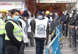 İşçiler yürüyüşte ısrarlı