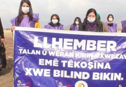 Umweltprotest von Frauen in Şirnex