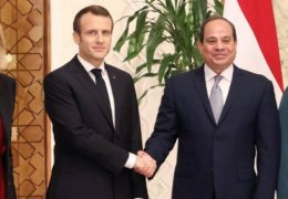 Macron, Sisi’yi ağırlıyor