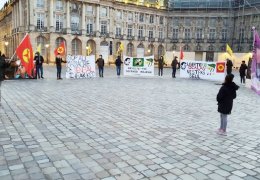 Bordeaux’da Öcalan’a özgürlük eylemi