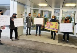 Albayrak ve Şahin için Bern'de eylem