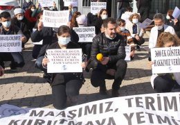 Sağlıkçılardan alkışlı protesto