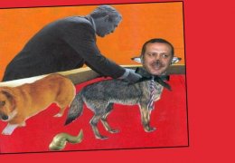 Erdoğan'ın köpekliği kolajı AİHM'de suç görülmedi