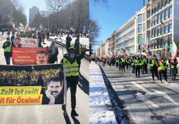 Düsseldorf’ta Öcalan'a özgürlük yürüyüşü 