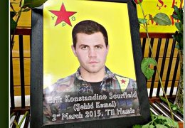 YPG savaşçısı Scurfield anıldı