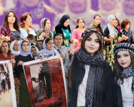 Sembola serkeftinê: Jinên Kurd