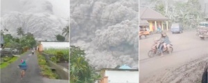 Ji ber volkanê  14 kes mirin