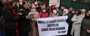 Bakırköy Cezaevi önünde eylem