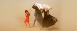 Irak'taki kum fırtınaları