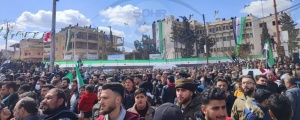 İdlib’de Türk işgal planı protesto edildi