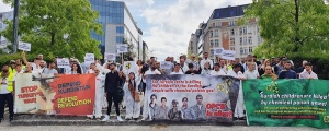 Brüksel’de kimyasal protestosu
