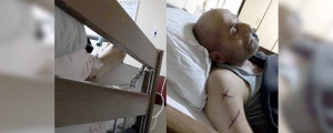 Kanser hastası tutsak, 20 gündür kelepçeli