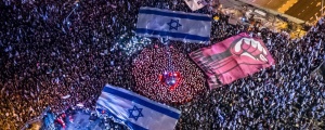 Yüzbinler Netanyahu hükümetine karşı sokaklarda