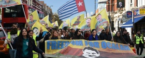 'Öcalan'a Özgürlük' için yürüdüler