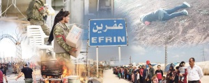 Efrîn'de bini aşkın kadın kaçırıldı