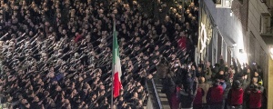 Faşist selamı İtalya'yı karıştırdı