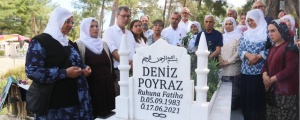 Deniz Poyraz mezarı başında anıldı