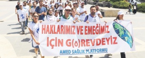 Bir günlük eylemle uyarı