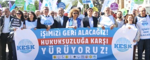KESK’liler Ankara’ya yürüyor