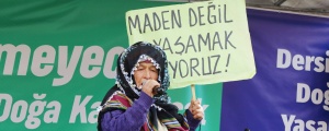 Dêrsim'de talana karşı miting