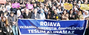 Hepimizin hayatı Rojava'ya bağlı