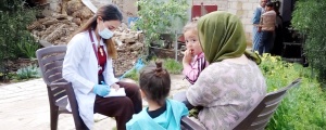 Gezici klinikler halkın yaralarını sarıyor
