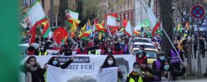 Demonstration für Öcalan in Kassel