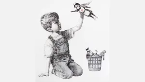 Banksy'nin eseri 19 Milyon euroya satıldı