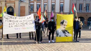 Fransa’da baskın ve gözaltılara protesto