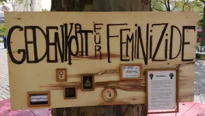 Berlin’de kadın kırımına karşı eylem
