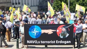 ‘NATO ve ABD elinizi Kürdistan çekin!’