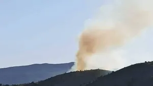 Saldırı sonrası yangın sürüyor