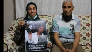 Kızımın alnından öptüm