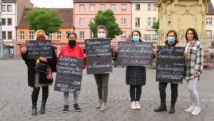 Kadın cinayetleri Almanya’da protesto edildi
