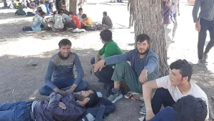 Otogarda göçmen dramı