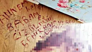 Kanıyla katilini yazdı