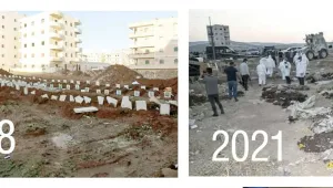 Efrîn’deki dört şehitliği de yıktılar