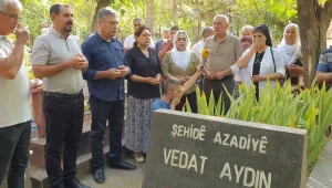 Vedat Aydın’ın mezarı başında anma