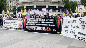 Binlerce kişi Şengal'e statü istedi