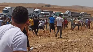 Çiftçilere gaz bombalı saldırı